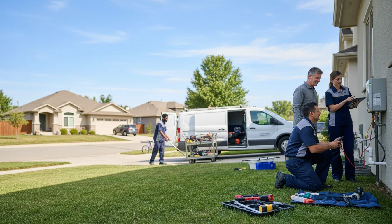 Tankless water heater service in Wilkesville, OH